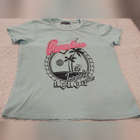 Lee Cooper Other - Tropical Paradise Kids Tee - Mint Green